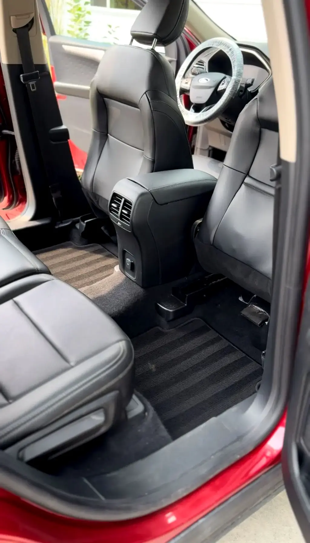 Clean interior after service